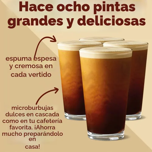 Vista 6 de The Original Royal Brew Nitro - Cafetera fría – Regalo para los amantes del Barril de 128 oz - Acero inoxidable