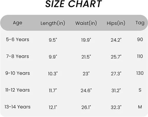 Vista 4 de Pantalones cortos fluidos para niñas con forro de elastano 2 en 1, faldas de mariposa para jóvenes, para fitness, correr, tenis, deportes, uso casual
