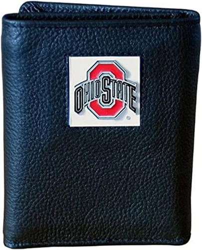 Vista 17 de Siskiyou Sports NCAA Deluxe - Cartera de piel de tres pliegues