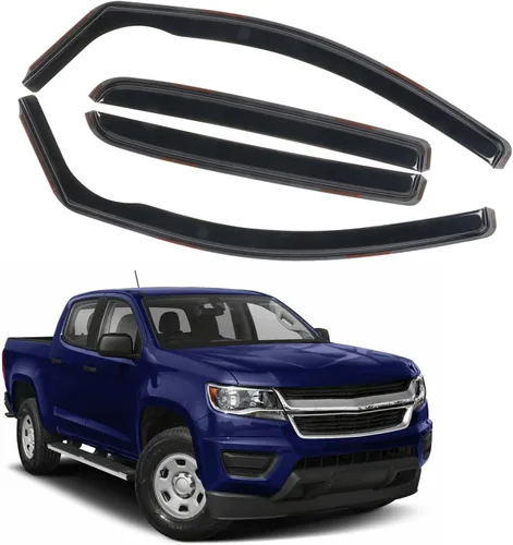 Vista 29 de Protector de lluvia apto para GMC Terrain 2010-2017, deflector de visera de ventana lateral de montaje exterior, protector de sombra de ventilación