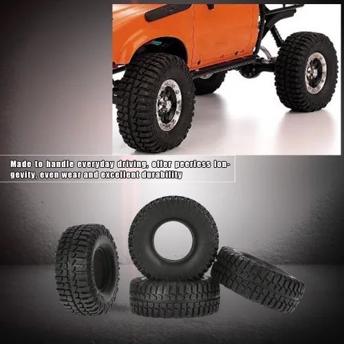 Vista 4 de Goolsky 4 neumáticos Austar 1.9 "3.937 in escala 1/10 para 1/10 RC4WD D90 Axial SCX10 RC Rock Crawler