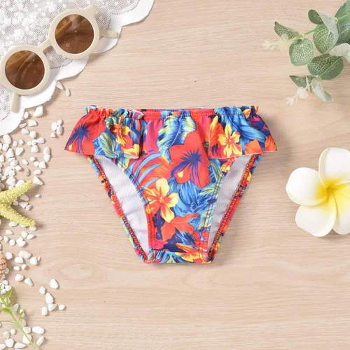 Vista 7 de Aalizzwell Traje de baño de bikini para bebé niña con diadema