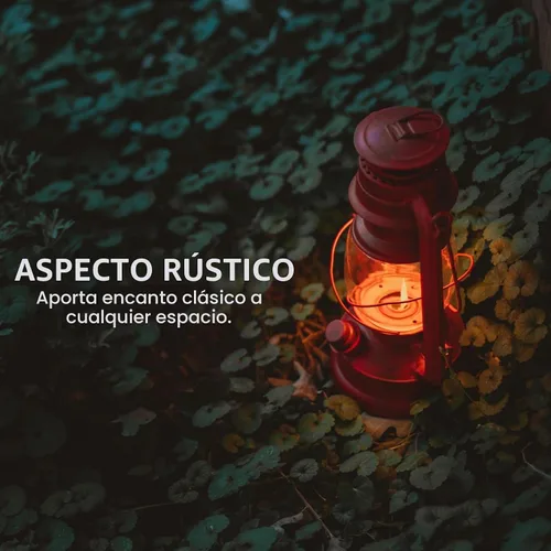 Vista 2 de NEBO Linterna roja vieja, luz LED de 100 lúmenes, rojo rústico