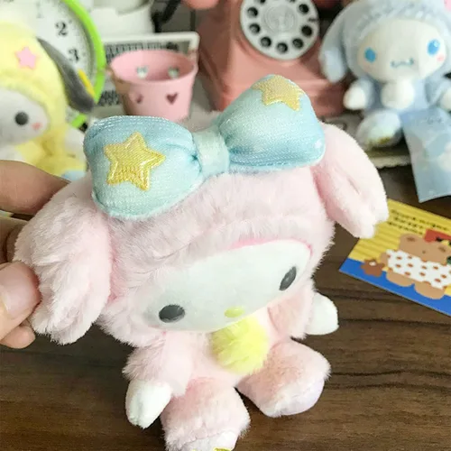 Vista 5 de Llavero de peluche lindo de dibujos animados de anime de 5 pulgadas (D)