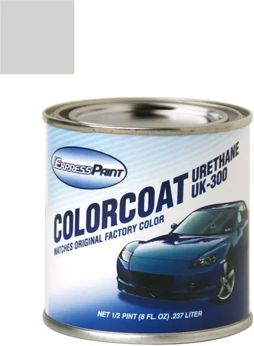 Vista 90 de Aerosol para pintura de retoque automotriz Toyota MR2-Spyder – Color plateado metálico 1D0 – Paquete todo incluido