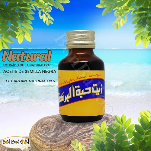 Vista 4 de El Capitán Aceite Virgen Negro Semilla Nigella Sativa 8.5 fl oz (tamaño más grande)
