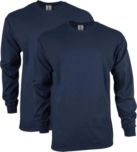 Vista 100 de Gildan - Camiseta de manga larga de algodón ultra estilo G2400 para adultos, paquete múltiple