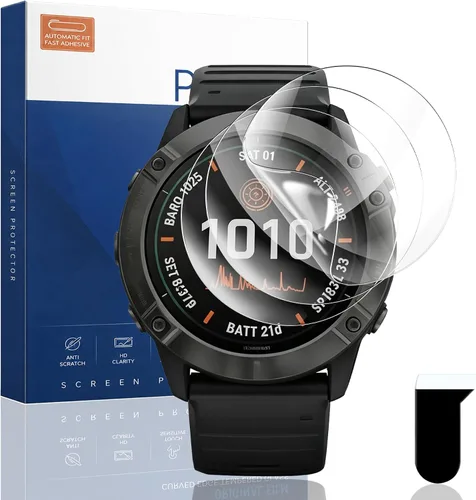 Vista 118 de Paquete de 3 protectores de pantalla para Amazfit Active 2, protección flexible de vidrio no templado, película protectora transparente HD