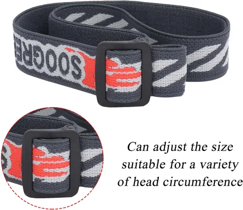Vista 4 de Gafas deportivas con diadema para baloncesto, fútbol, banda protectora para gafas (paquete de 2)