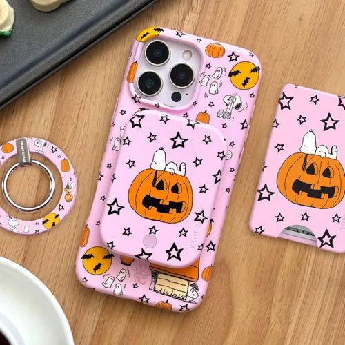 Vista 370 de VELVET CAVIAR Funda para iPhone 15, compatible con MagSafe, probada contra caídas de 10 pies, fundas protectoras de diseño, leopardo color rosa