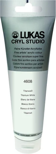Vista 6 de Lukas CRYL Studio Artist - Pintura acrílica para artistas, Alizarín Carmesí, tubo de 125 ml - Pinturas acrílicas de alto pigmento para pintura
