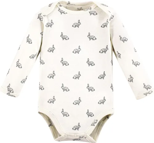Vista 7 de Touched by Nature baby-girls Organic Cotton Long-sleeve Bodysuits