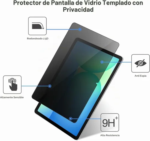 Vista 4 de ProCase Protector de pantalla de privacidad para Galaxy Tab S10 FE /S9 FE /S9/S8/S7