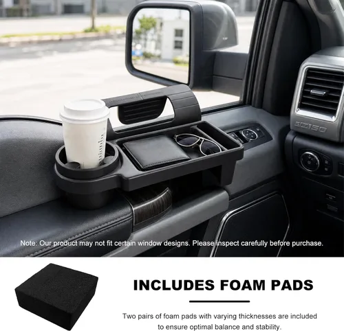 Vista 6 de Organizador de almacenamiento multifuncional para ventana de automóvil, estante de almacenamiento colgante lateral de puerta del vehículo