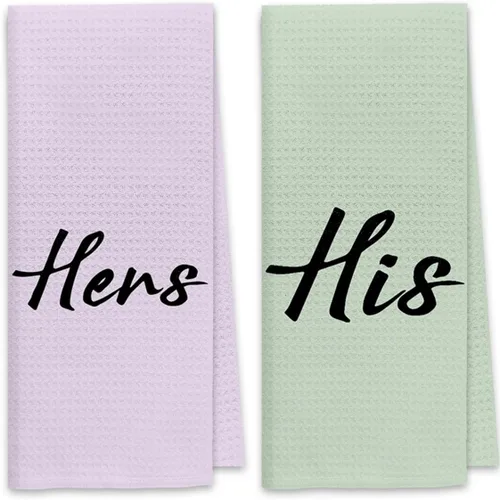 Vista 8 de DIBOR Love Quote - Toallas de baño para él y ella, paño de secado absorbente decorativo de amor, toallas de mano, paños de cocina, paños de cocina