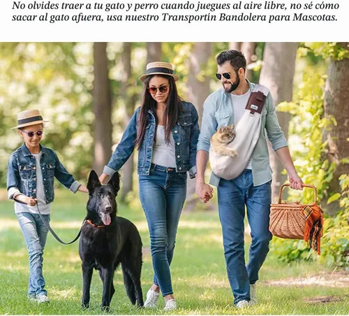 Vista 6 de Bolso de transporte para perros Wakytu para perros pequeños - Portaperros frontal con correa ajustable - Bolso de transporte para mascotas
