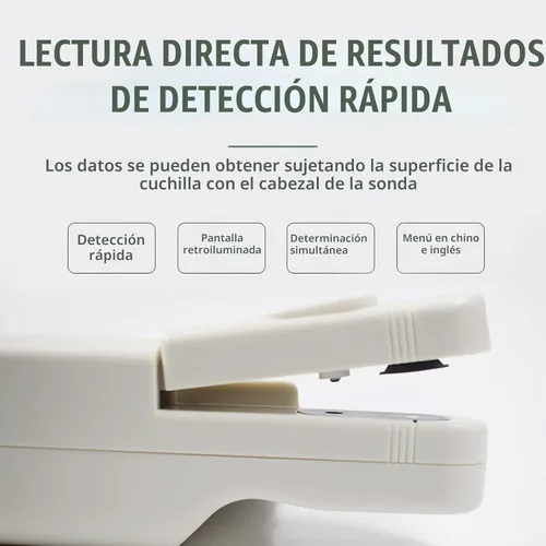 Vista 8 de Analizador de clorofila Prueba de nutrientes para plantas, medidor de temperatura de hojas, medidor de humedad de hojas 0.0-99.9SPAD con exportación