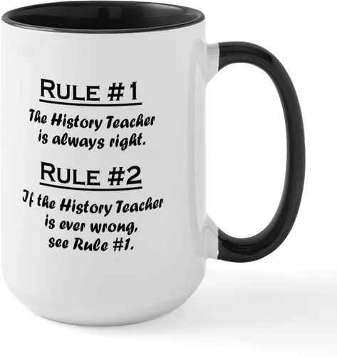 Vista 31 de CafePress Taza de café de cerámica para profesor/matemáticas inglesas, taza de té de 15 onzas