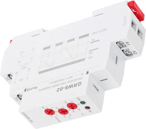 Vista 9 de Controlador de temperatura del termostato digital GRW8-02 Carril DIN AC DC 24V a 240V Relé Monitor de control de temperatura con sonda de prueba