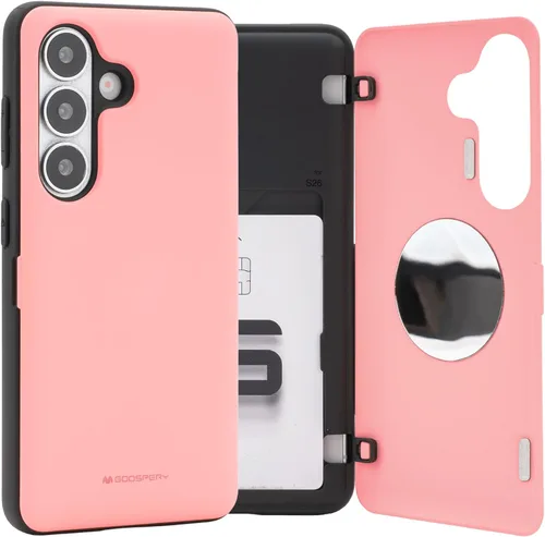 Vista 32 de GOOSPERY Funda tipo cartera para Samsung Galaxy S22 Ultra, [tarjetero] parachoques magnético de puerta con cierre automático, cubierta protectora