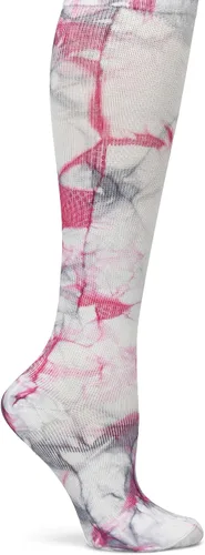 Vista 18 de Nurse Mates Calcetines de pantorrilla para mujer Compresión de 12-14 mmHg Soporte y comodidad superiores 1 par Tinte espacial Aqua Breeze