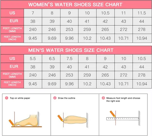 Vista 7 de SIPUHK Zapatos de agua para hombre y mujer, de secado rápido, sin cordones, para natación, surf, buceo, playa, piscina, deportes acuáticos, caminar