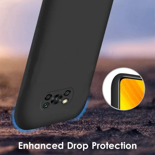 Vista 5 de Styletify Funda de teléfono personalizada para Xiaomi Poco X3/X3 NFC/X3 Pro, funda de silicona personalizada a prueba de golpes, funda de teléfono