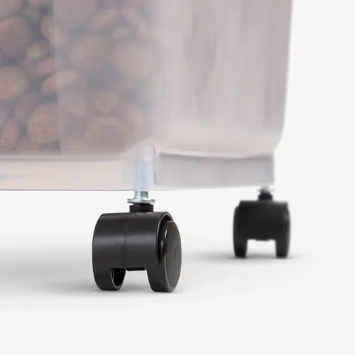 Vista 39 de Contenedor hermético para almacenamiento de alimentos Iris Premium, Bronceado, pequeño Wheels for Mobility, Airtight Seal, BPA-Free, Best for Bird
