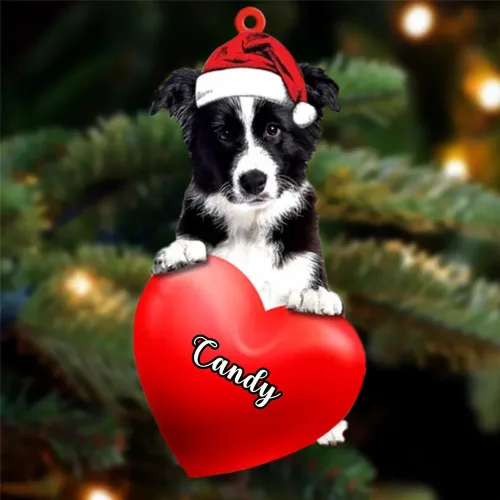 Vista 62 de Adornos de Navidad personalizados para perros, nombre personalizado, adorno de Malamute de Alaska, adornos acrílicos, regalos de Navidad, amantes
