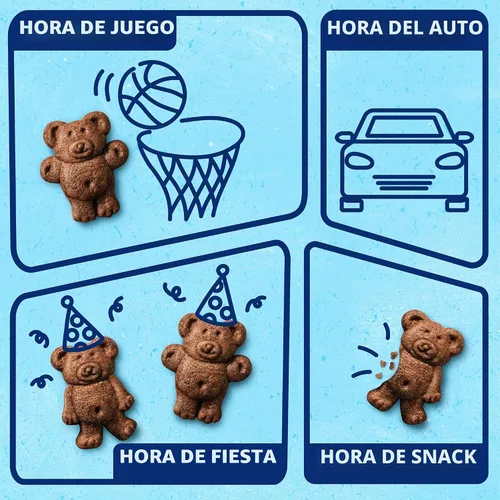 Vista 7 de Teddy Grahams Snacks Graham de chocolate, 6 cajas de 10 onzas