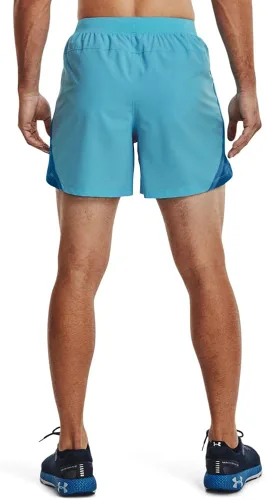 Vista 2 de Under Armour - Pantalones cortos de tela tejida, elásticos, para hombre, de 5pulgadas, modelo Launch