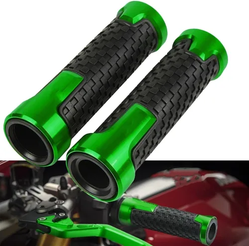 Vista 4 de Motorcycle for Y&AMAHA Xmax 125 250 300 400 X-MAX 2017 2018 2019 7/8'' 22mm Motorcycle Handle Ends Grips Bar Hand Grip Handlebar (Color : Black)