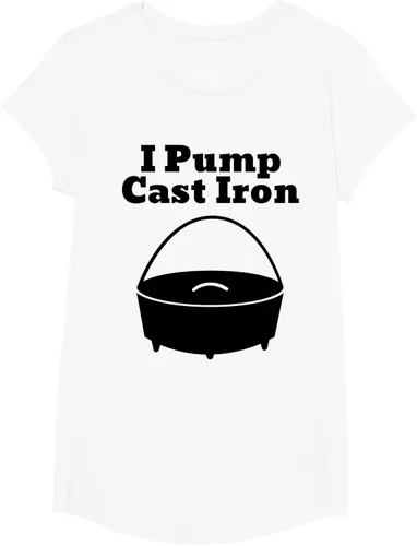 Vista 57 de I Pump - Camiseta de hierro fundido para cocinar al horno holandés