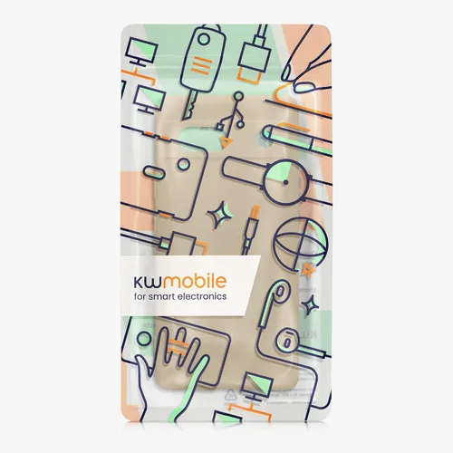 Vista 7 de kwmobile Funda compatible con Google Pixel 7a - Funda protectora delgada de TPU para teléfono - Acabado mate suave - Gris pardo