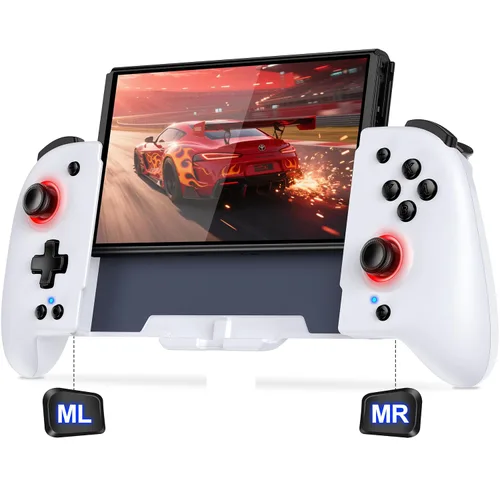 Vista 19 de Gammeefy Switch Controllers Compatible with Nintendo Switch/Switch OLED, One-Piece Joypad Controller Replacement for Switch Pro Controller with 9