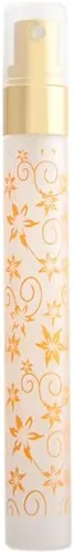Vista 5 de Juego de 6 botellas de spray de perfume de vidrio de viaje vacías con estampado de flores mate de 0.3 fl oz