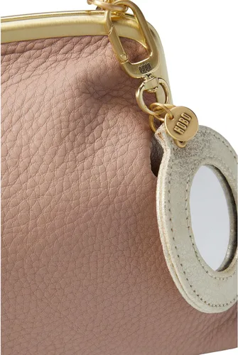 Vista 4 de HOBO Lana Pequeño Embrague Para Mujer - Espejo Redondo Desmontable Con Clip De Empuje, Elegante y Elegante Embrague De Viaje Lotus Talla Única, loto