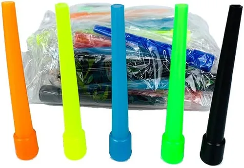 Vista 3 de Accesorios para cachimba, paquete de 100 piezas de culatas largas desechables, cada una empaquetada individualmente, piezas de cachimba