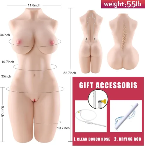 Vista 7 de Muñeca sexual de tamaño completo para hombres, muñeca sexual de tamaño real para hombres, muñecas sexuales de cuerpo realista con pecho grande suave