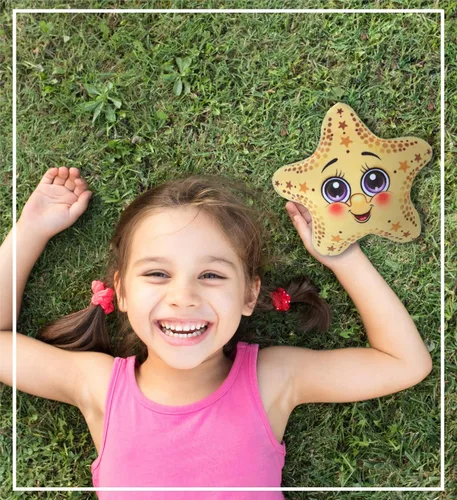 Vista 7 de DolliBu Juguete de peluche de estrella de mar amarilla, regalo de estrella de mar para niños y adultos, lindos animales de peluche para niños