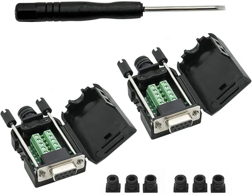 Vista 14 de 28 AWG 9/C CMP Cable de datos RS232 de seguridad con doble blindaje CMP - 16 pies - Uso para adaptadores serie DB9 1 cable blindado doble 28AWG 9/C