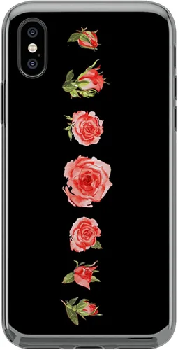 Vista 27 de Casely Funda para iPhone X/XS y I OOP Muestra mixta Diseño clásico ultra delgado
