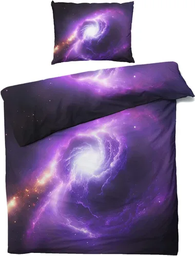 Vista 30 de Funda de edredón abstracta tamaño individual Juego de ropa de cama geométrica 2 piezas Funda de edredón con patrón de microfibra suave