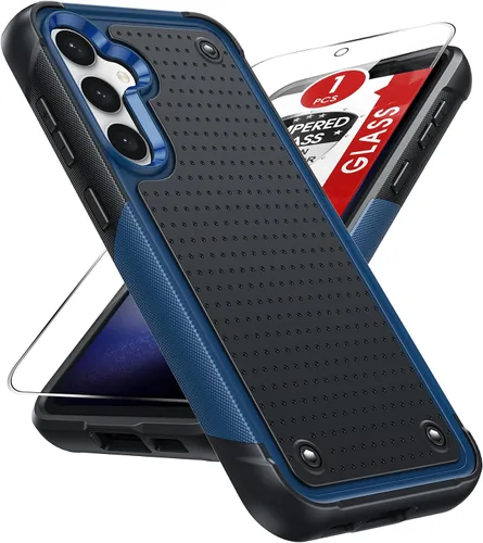 Vista 46 de LeYi Funda para Galaxy S21 FE-5G: Funda Samsung S21 FE con protector de pantalla, doble capa protectora de policarbonato duro y TPU suave Android