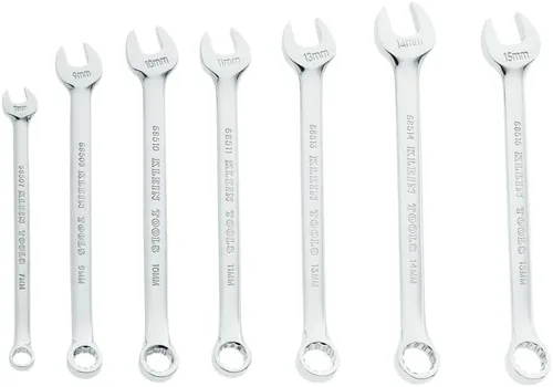 Vista 2 de Klein Tools 68500 Juego de llaves combinadas, métricas, 7 piezas