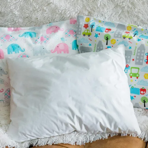 Vista 4 de Funda de almohada para niños pequeños de Little Sleepy Head, 100% algodón y funda de almohada hipoalergénica para almohada de niños pequeños, funda