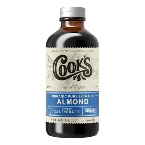 Vista 91 de Cook's, Sabor puro de vainilla sin alcohol, para cocinar, hornear, postres, extracto alternativo de vainilla de Madagascar sin alcohol, 8 onzas