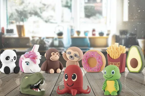 Vista 5 de Altavoz Inalámbrico Bluetooth Pulpo - Altavoz Bluetooth para Niños - Altavoz Bluetooth Portátil en Muchos Diseños Divertidos - Compatible