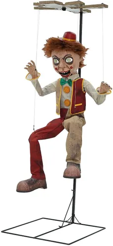 Vista 6 de Spirit Halloween Cuerdas Bobby de 7 pies y 7 pulgadas Animatronic, Multicolor