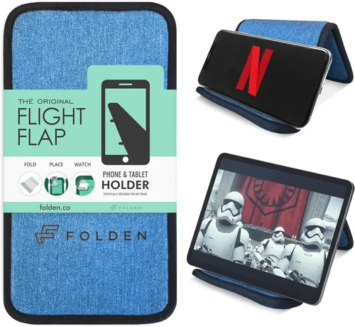 Vista 11 de Flight Flap Soporte flexible para tablet de avión, soporte flexible para teléfono celular y tableta, extra grande de 12 x 7 pulgadas, soporte